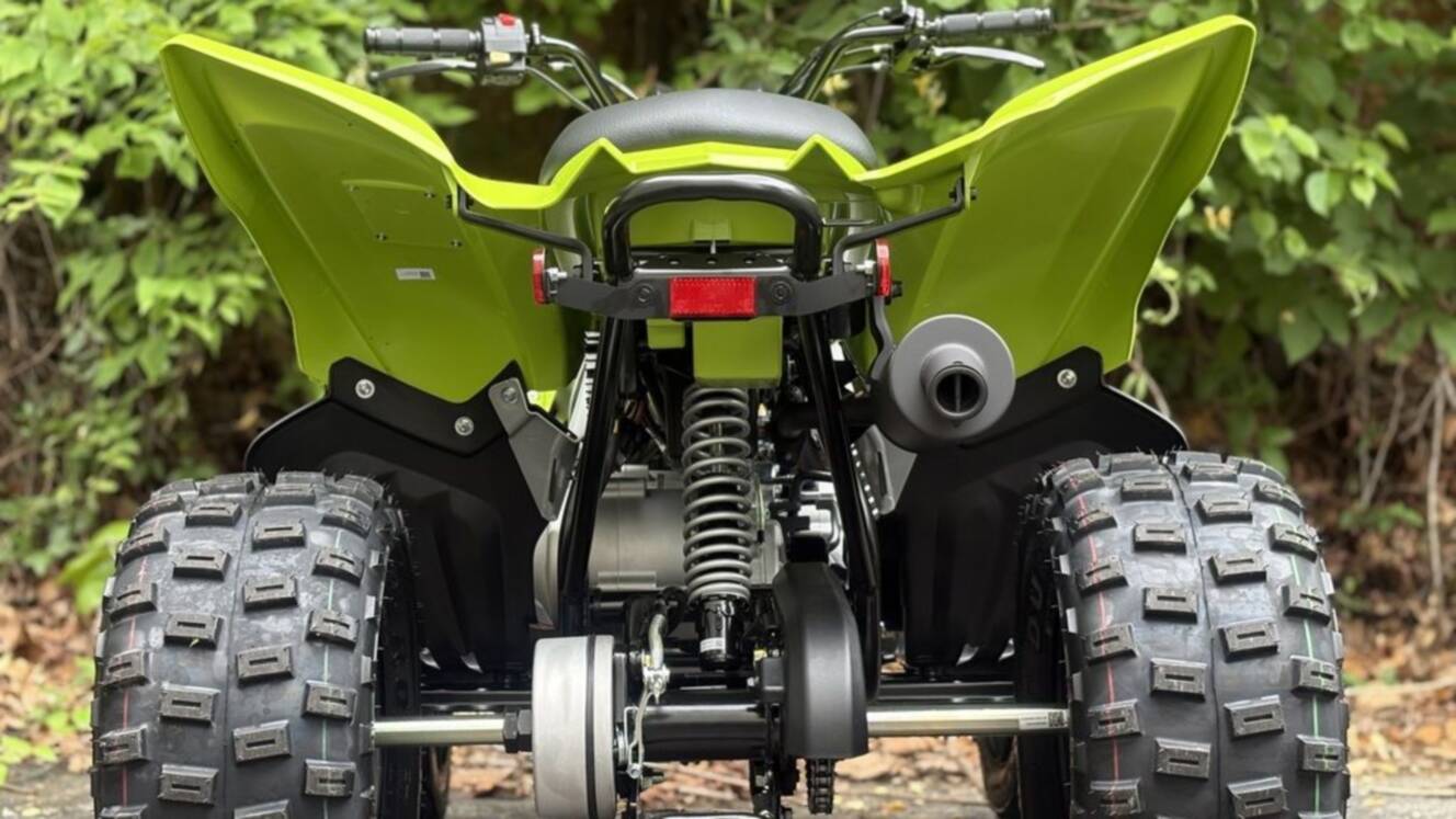 A photo of this 2026 Yamaha Raptor 110