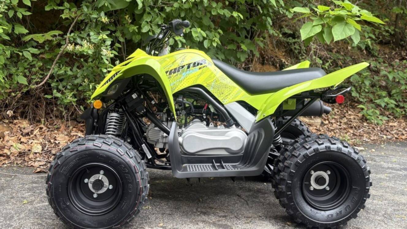 A photo of this 2026 Yamaha Raptor 110