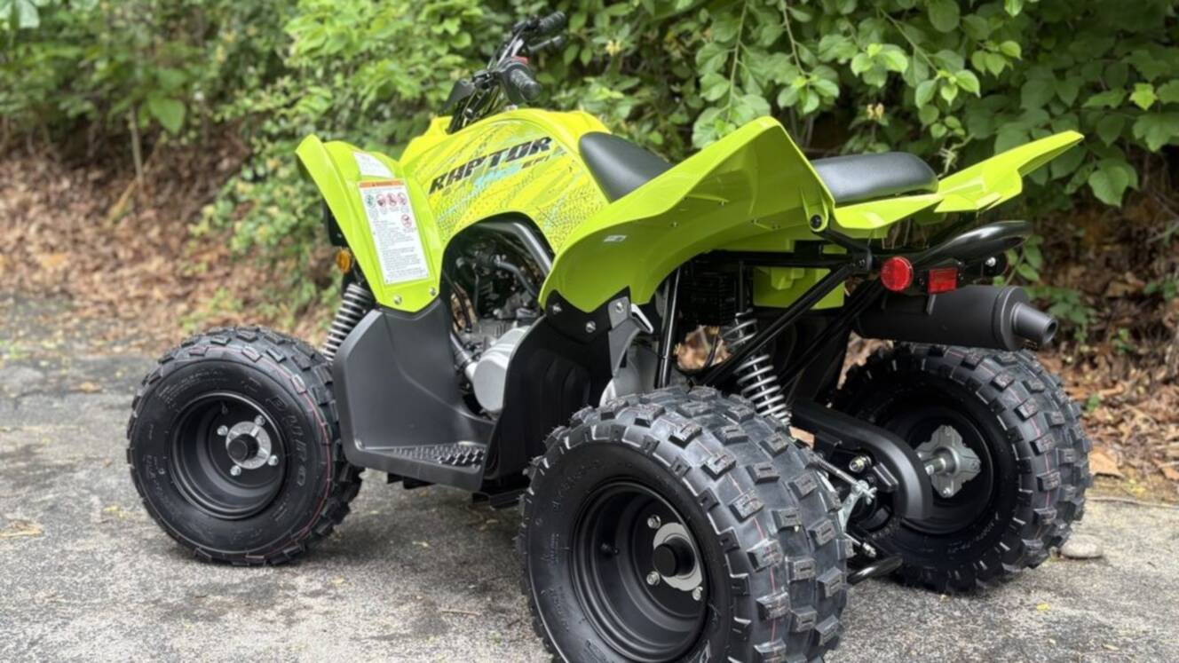 A photo of this 2026 Yamaha Raptor 110