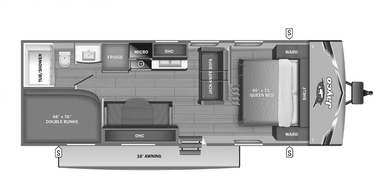 A photo of this 2025 Jayco Jay Flight SLX 260BHW