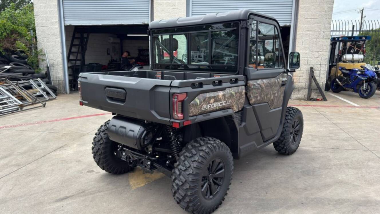 A photo of this 2026 CFMOTO UFORCE U10 Pro Highland Camo