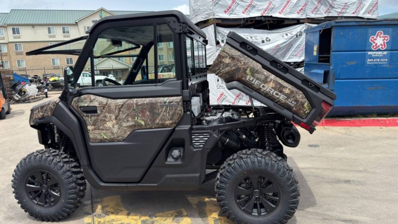 A photo of this 2026 CFMOTO UFORCE U10 Pro Highland Camo