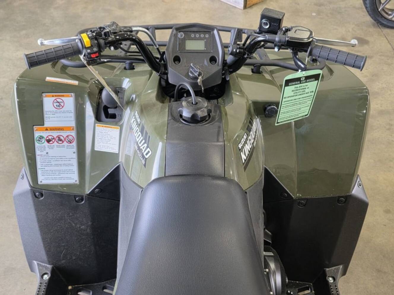A photo of this 2025 Suzuki KingQuad 400ASi