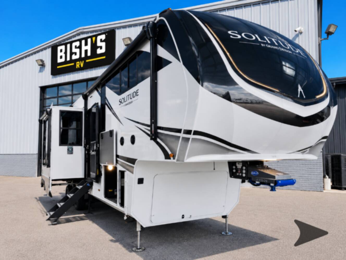 A photo of this 2026 Grand Design Solitude 414LJMJ