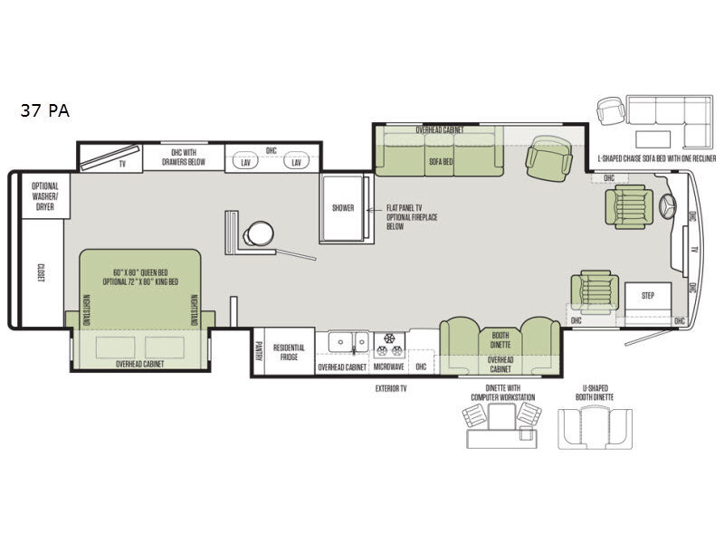 2019 Tiffin Motorhomes Allegro RED 37 PA in jolly TX