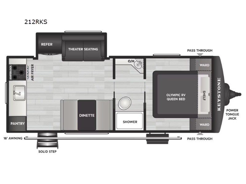 2027 Keystone Rv Hideout 212RKS in saegertown PA