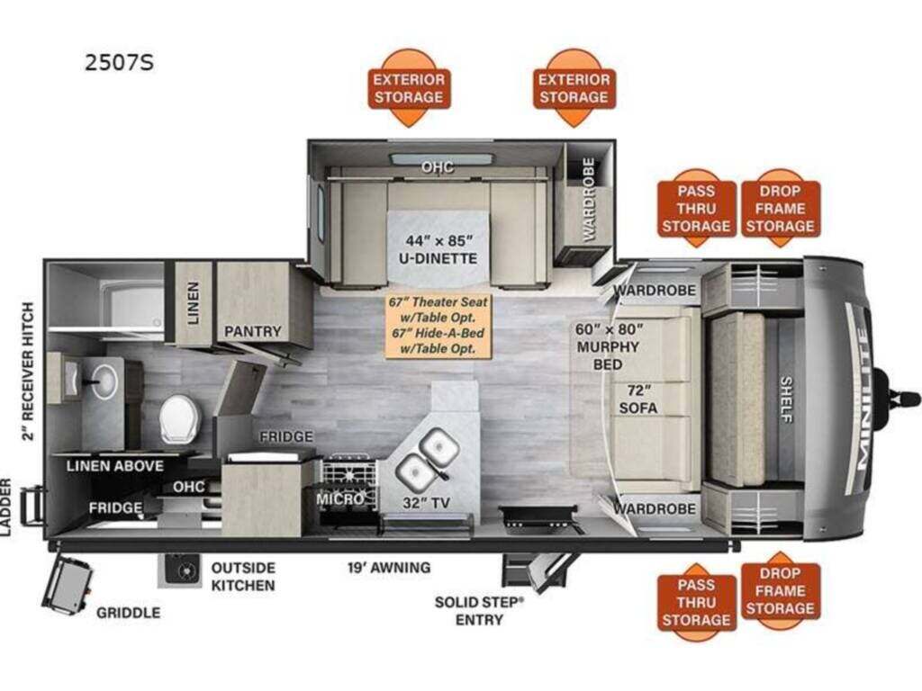 2023 Forest River Rockwood Mini Lite 2507S in duncansville PA
