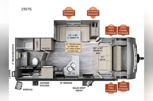 2023 Forest River Rockwood Mini Lite 2507S in duncansville PA