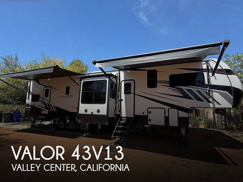 2022 Alliance Rv Valor 43V13 Fifth Wheel Toy Hauler RV