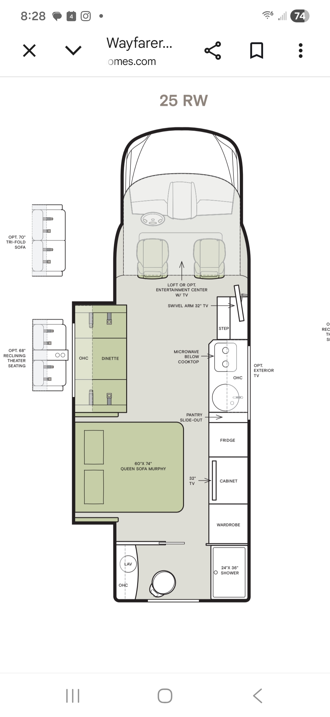 2020 Tiffin Motorhomes WAYFARER 25 RW RV