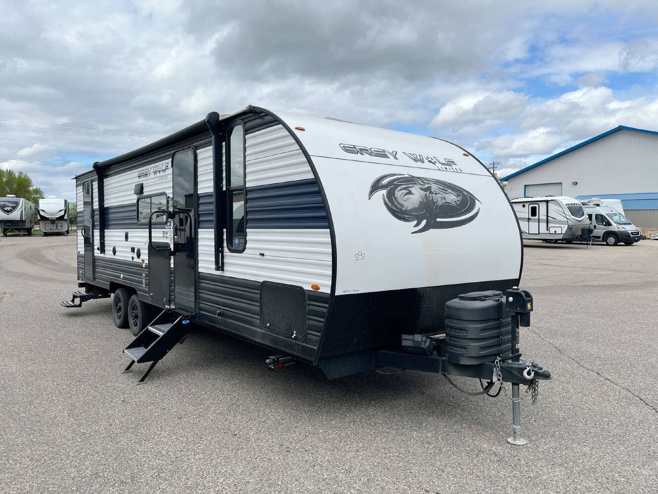 A photo of this 2023 Forest River GREY WOLF 26DBH