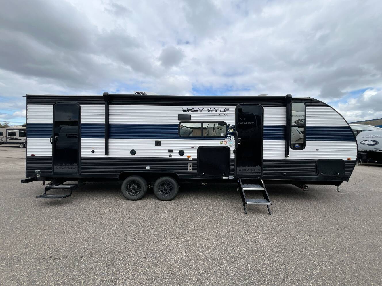 A photo of this 2023 Forest River GREY WOLF 26DBH