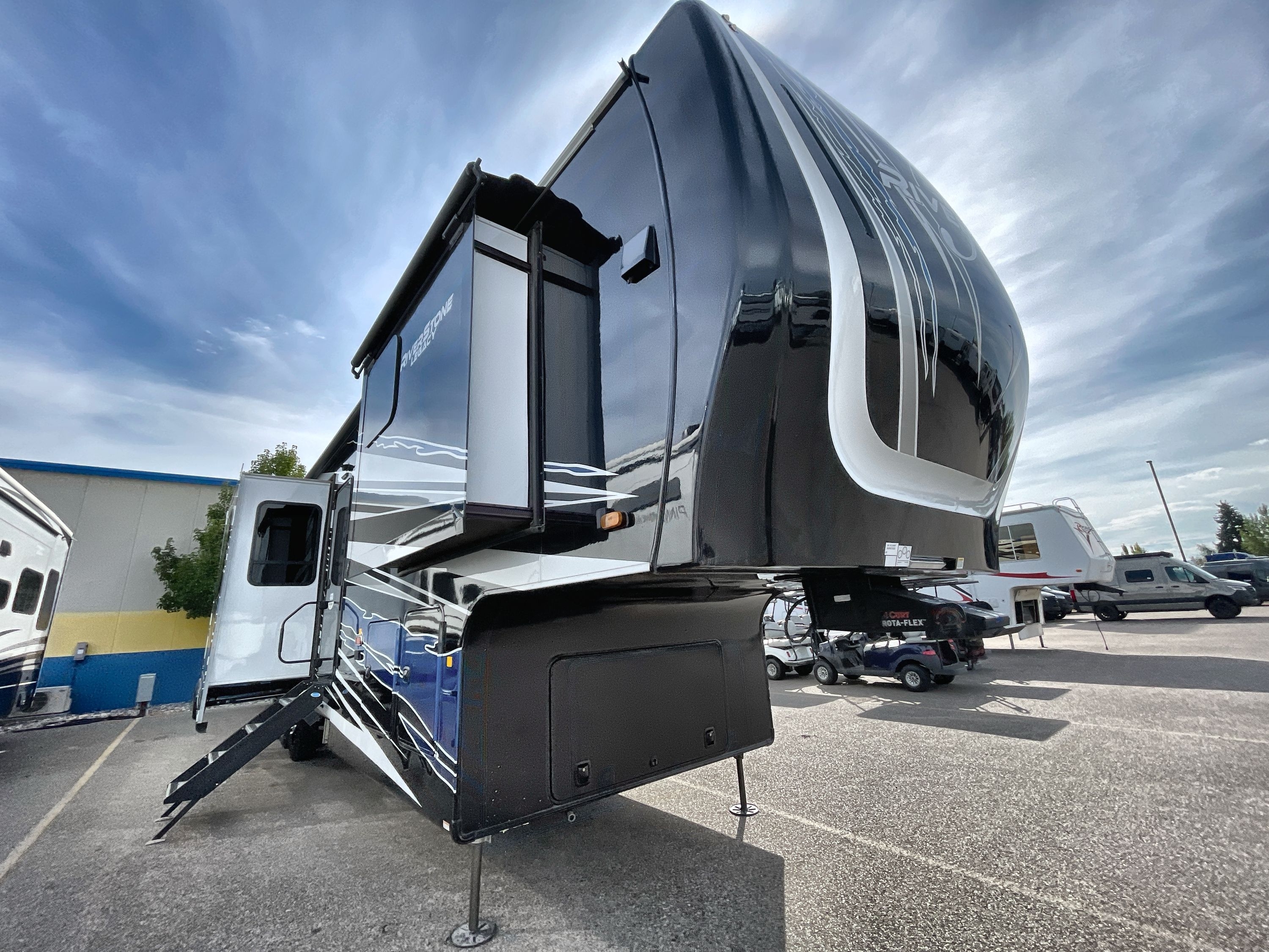 2023 Forest River RIVERSTONE 45BATH Fifth Wheel Toy Hauler RV