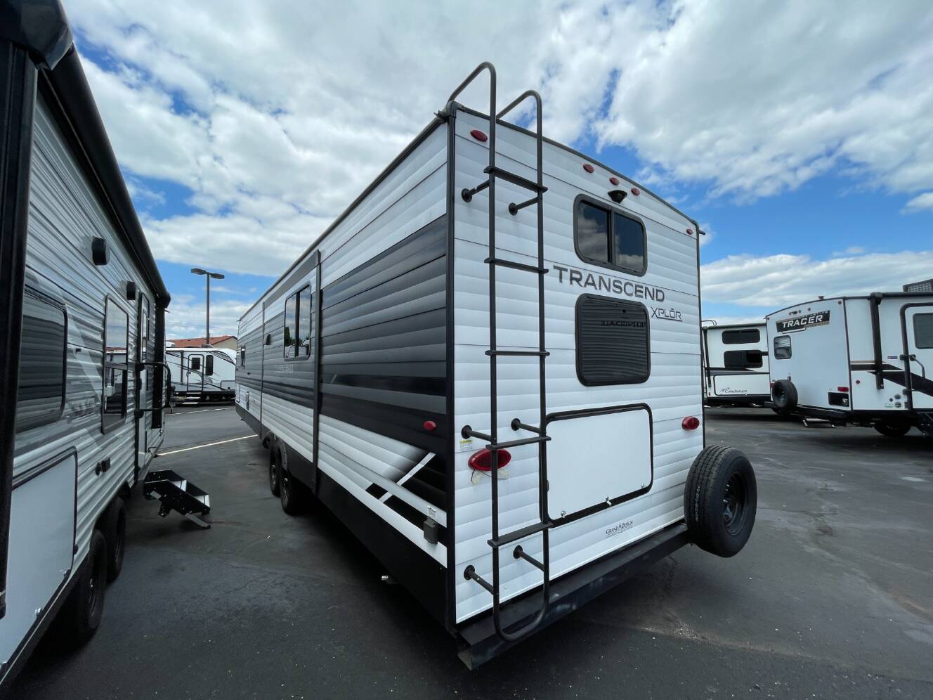 A photo of this 2023 Grand Design TRANSCEND XPLOR 297QB