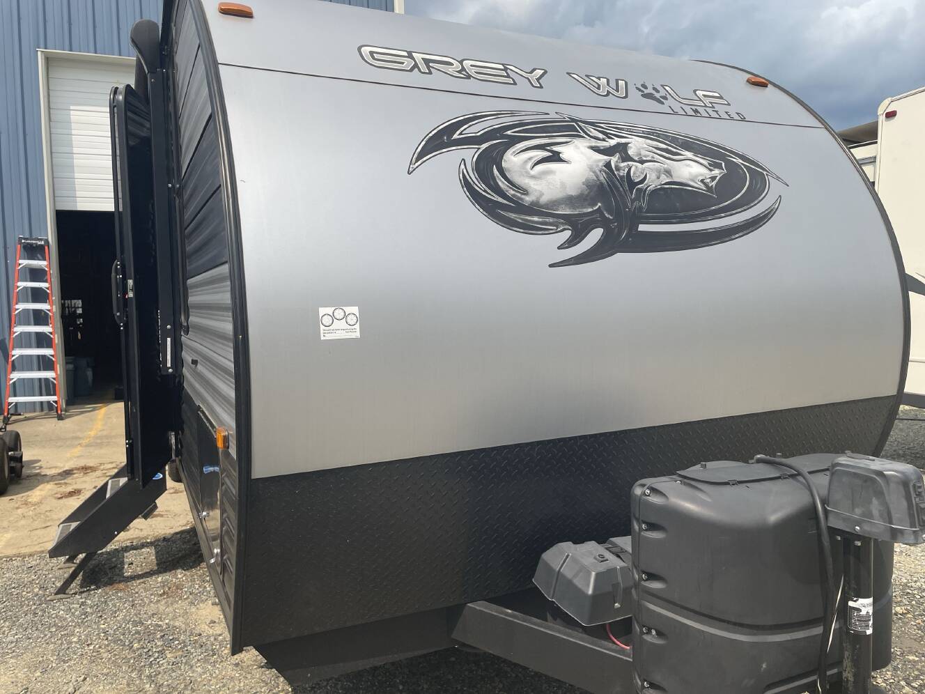 A photo of this 2022 Forest River GREY WOLF 26DBH