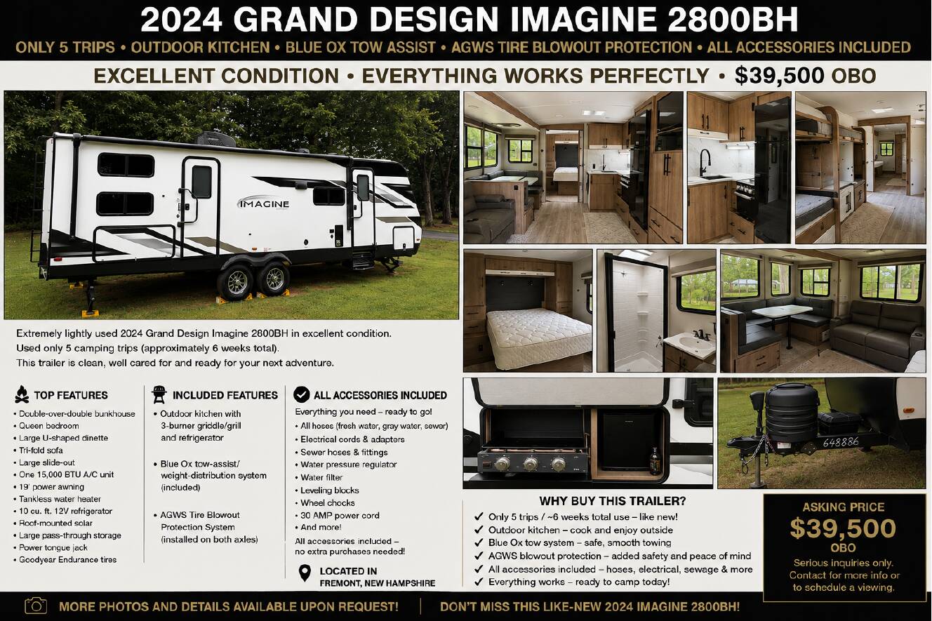 A photo of this 2024 Grand Design IMAGINE 2800BH