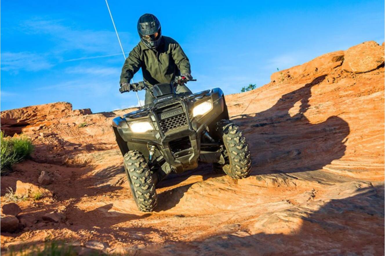 A photo of this 2022 Honda FourTrax Rancher 4x4 Automatic DCT EPS