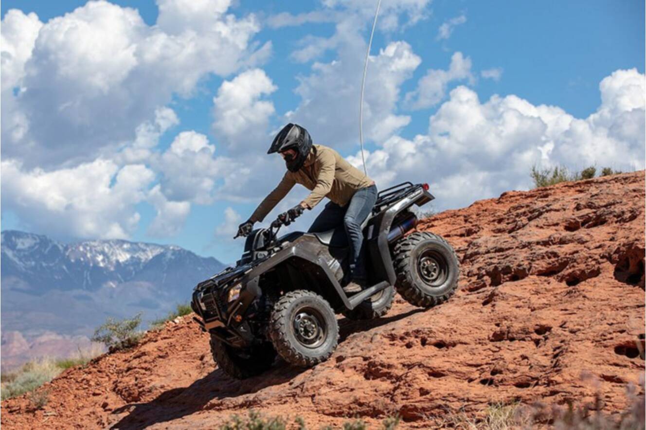 A photo of this 2022 Honda FourTrax Rancher 4x4 Automatic DCT EPS