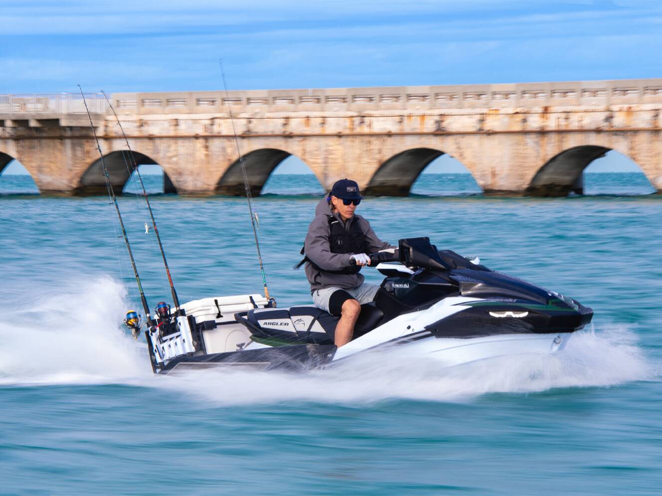 A photo of this 2025 Kawasaki Jet Ski® Ultra® 160LX-S Angler