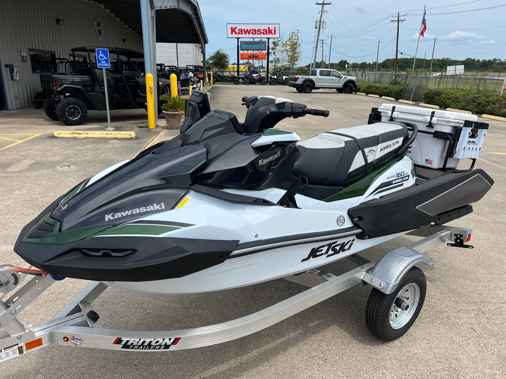 2025 Kawasaki Jet Ski® Ultra® 160LX-S Angler Three Seater PWC boat