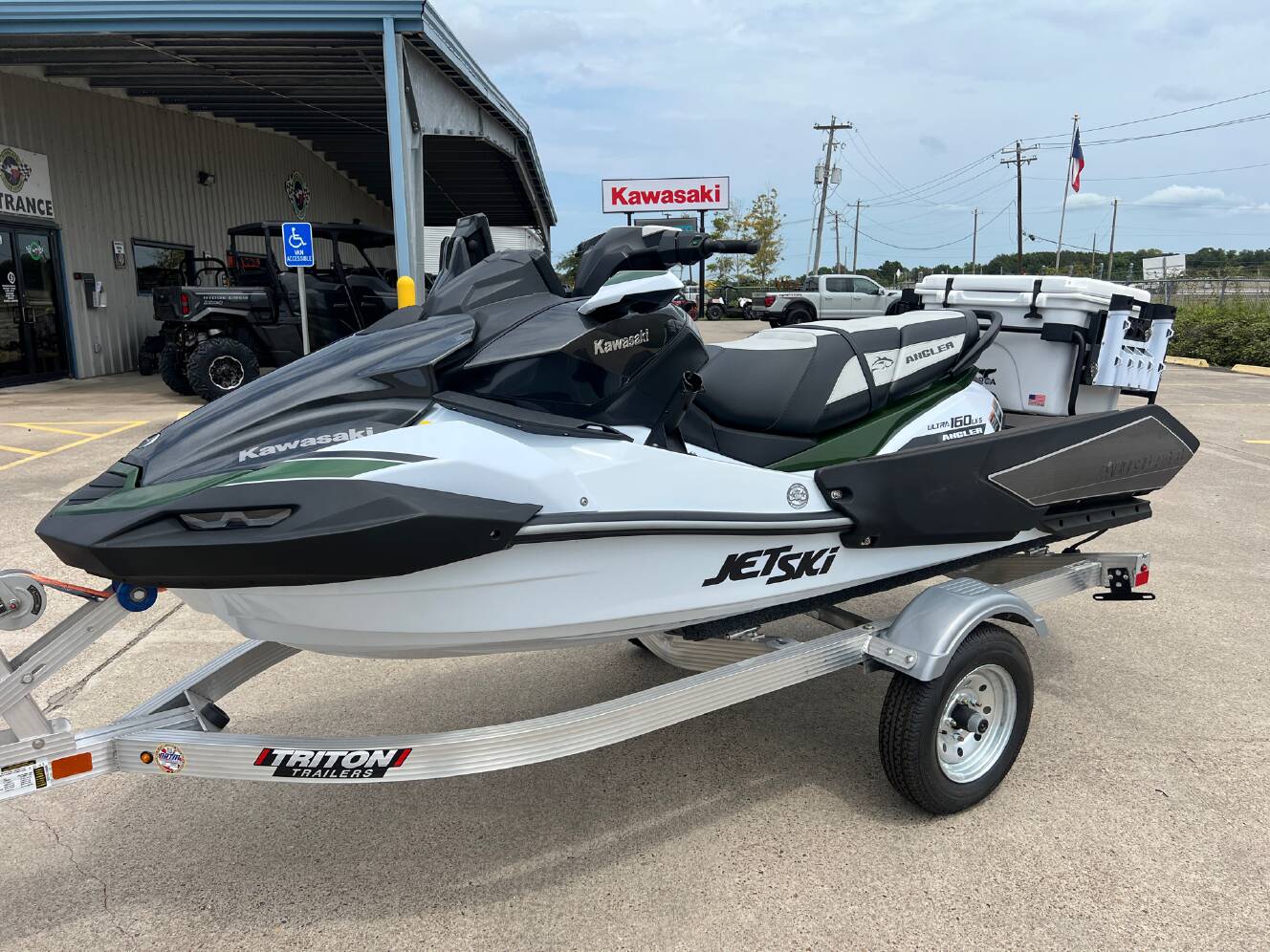 A photo of this 2025 Kawasaki Jet Ski® Ultra® 160LX-S Angler