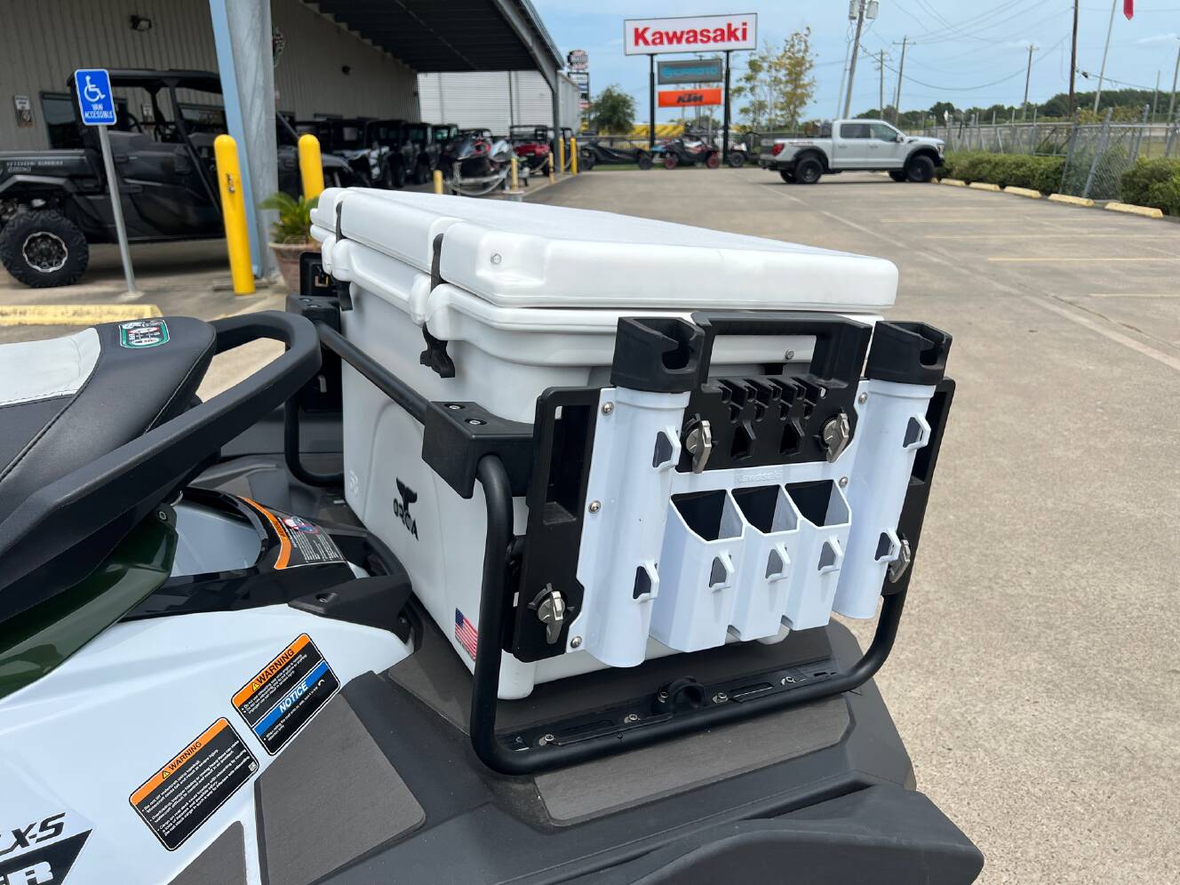 A photo of this 2025 Kawasaki Jet Ski® Ultra® 160LX-S Angler