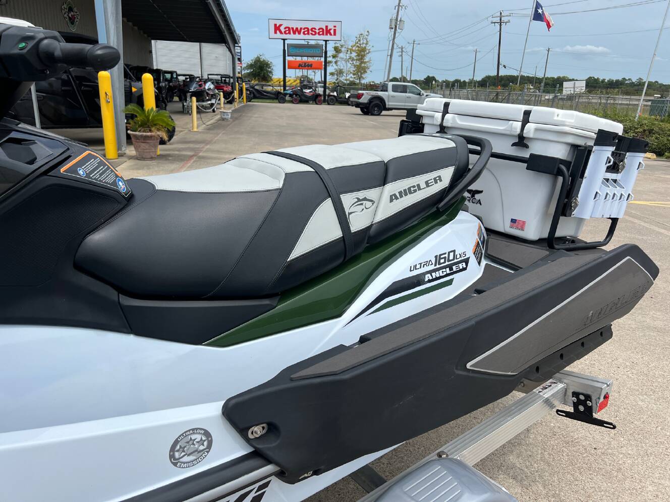 A photo of this 2025 Kawasaki Jet Ski® Ultra® 160LX-S Angler