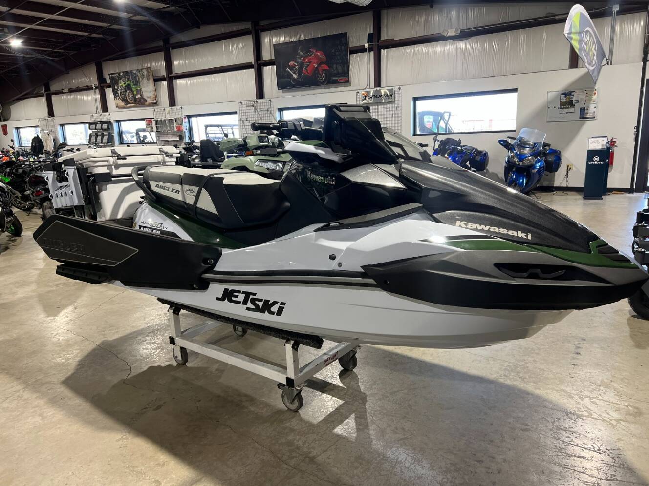 A photo of this 2025 Kawasaki Jet Ski® Ultra® 160LX-S Angler