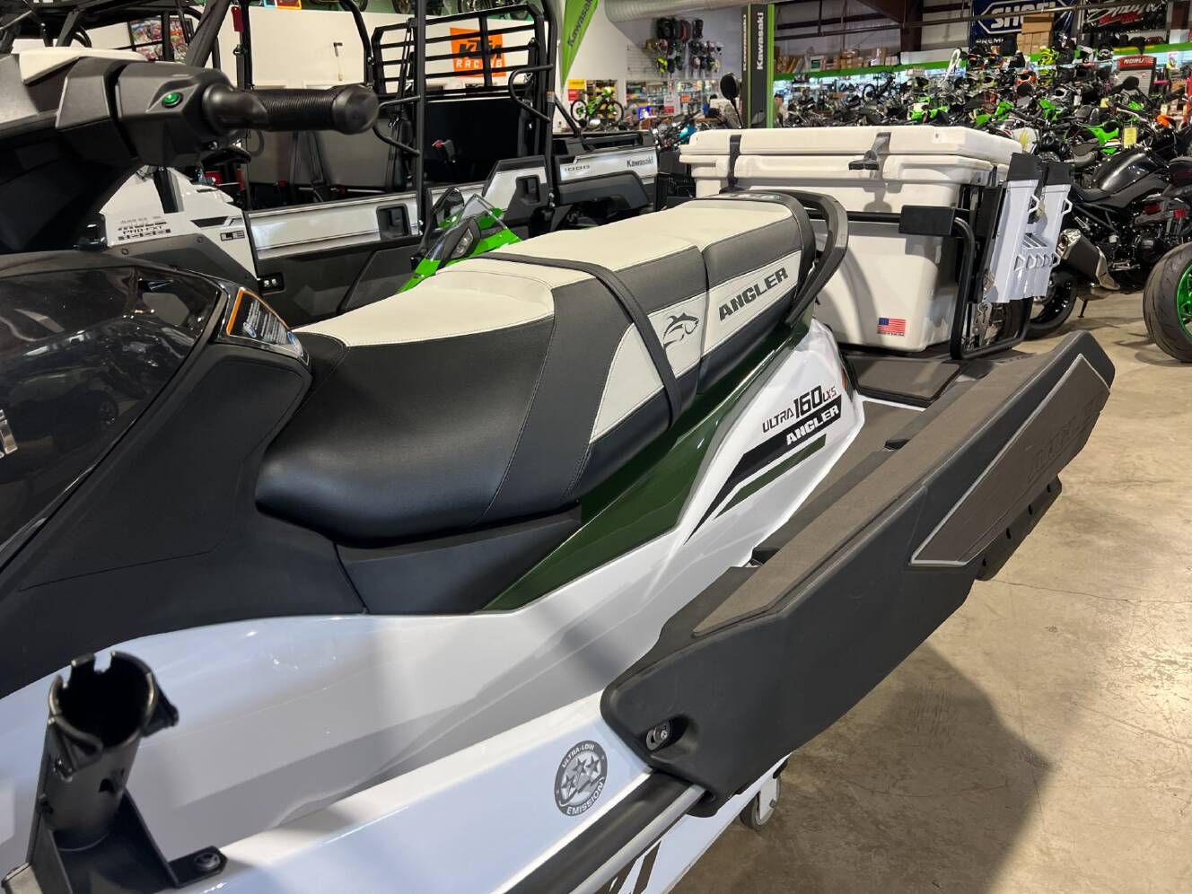 A photo of this 2025 Kawasaki Jet Ski® Ultra® 160LX-S Angler