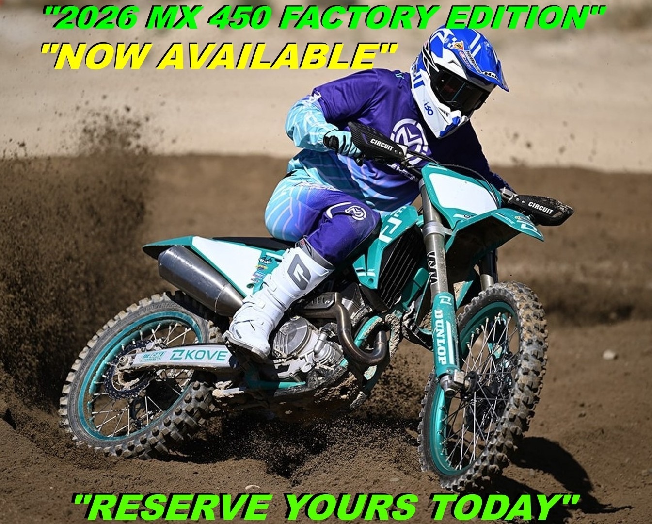 2026 Kove Usa MX450 FACTORY EDITION in Salinas, CA