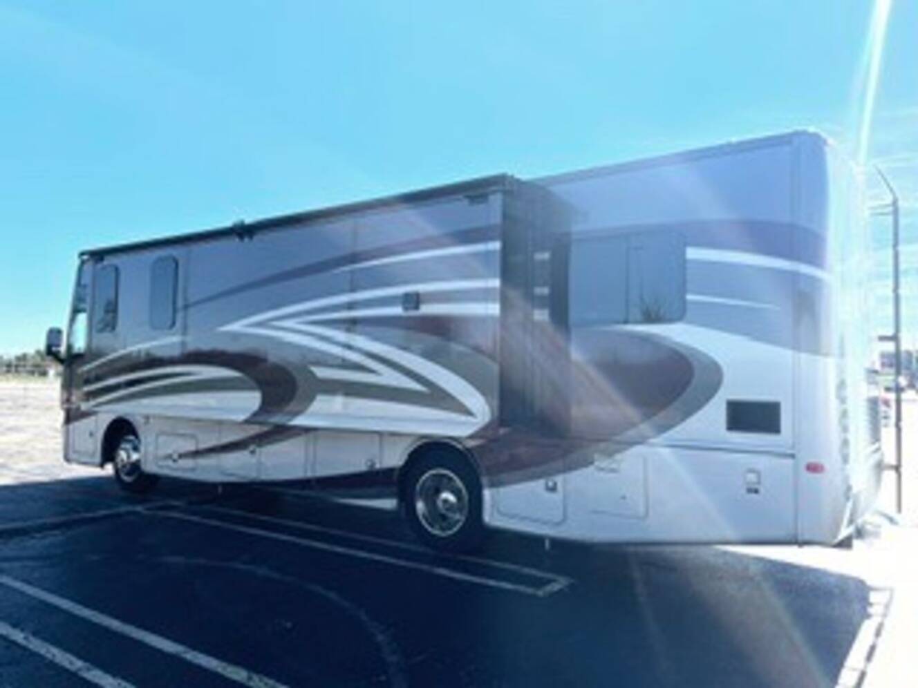 A photo of this 2014 Thor Motor Coach Palazzo 33.2