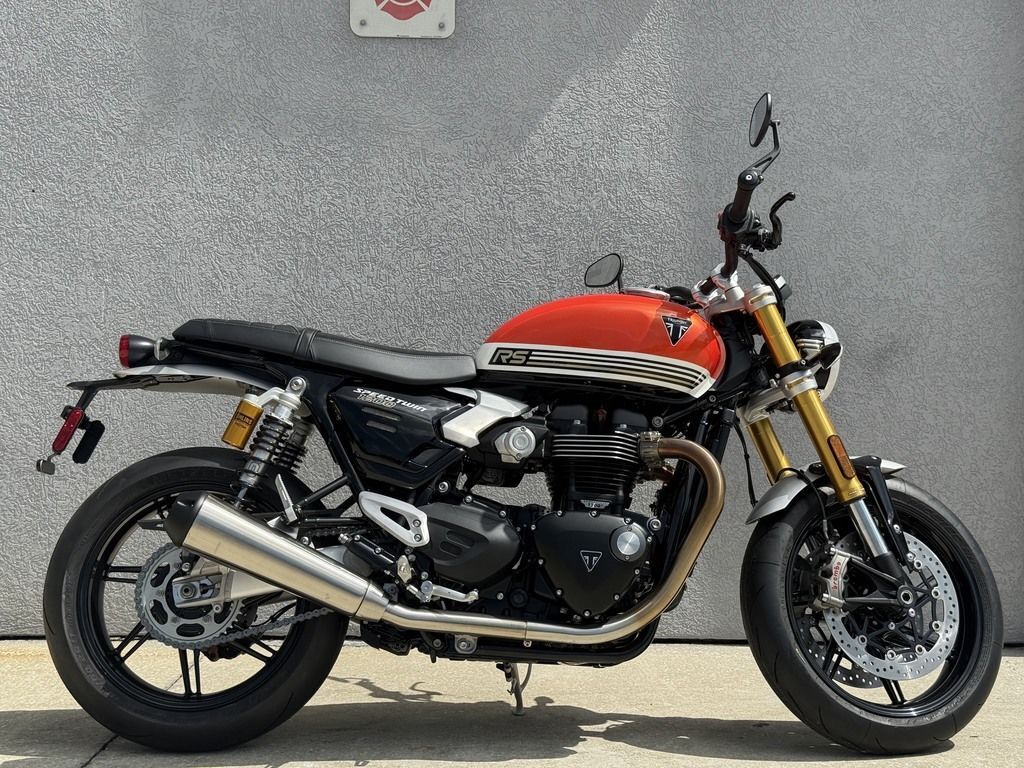 2026 Triumph Speed Twin 1200 RS Baja Orange/Sapphire black in Cocoa, FL