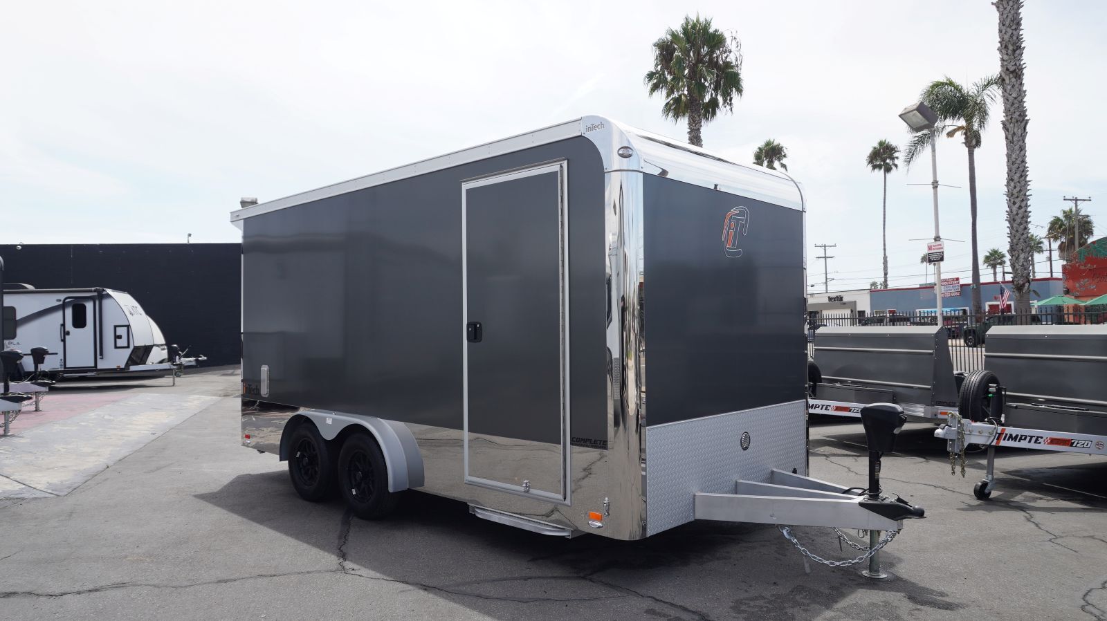 2026 INTECH TRAILERS BTA 7.5X16 ALUMINUM MOTORCYCLE HAULER in Oceanside, CA