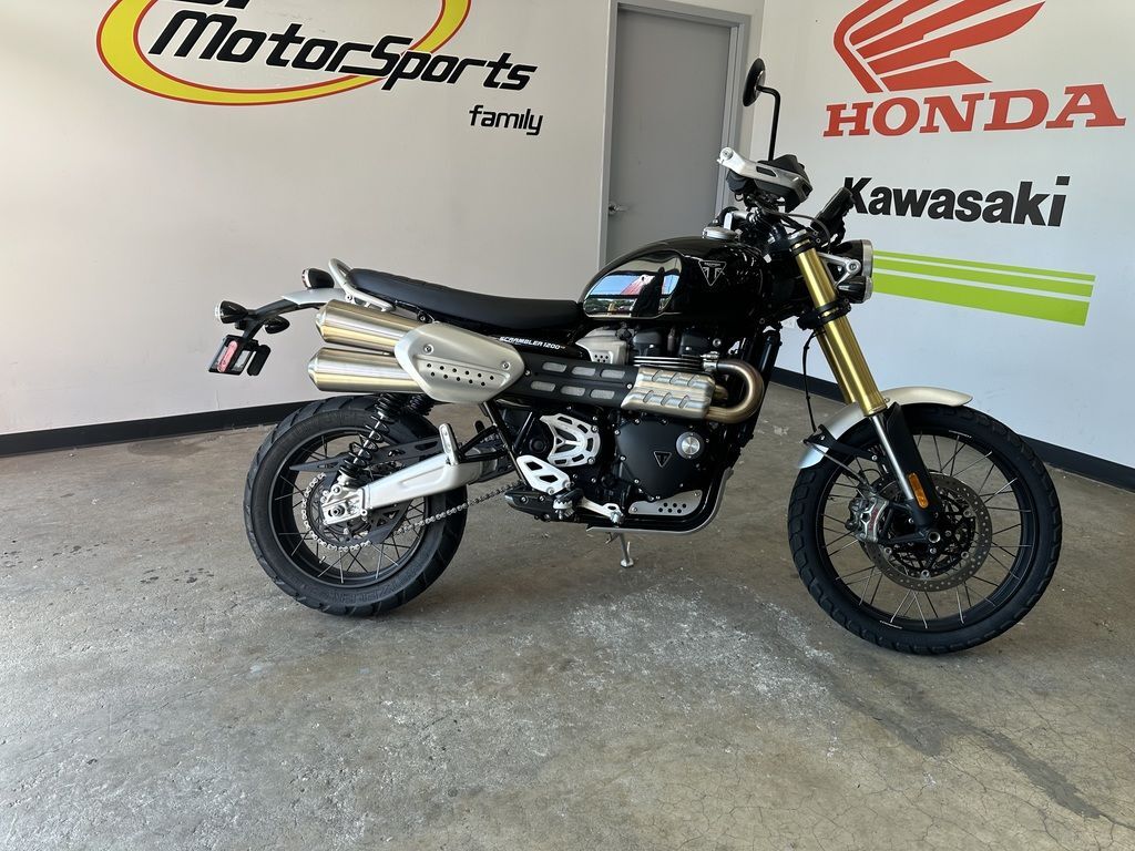 2024 Triumph Scrambler 1200 XE Sapphire Black XE in Barrington, IL