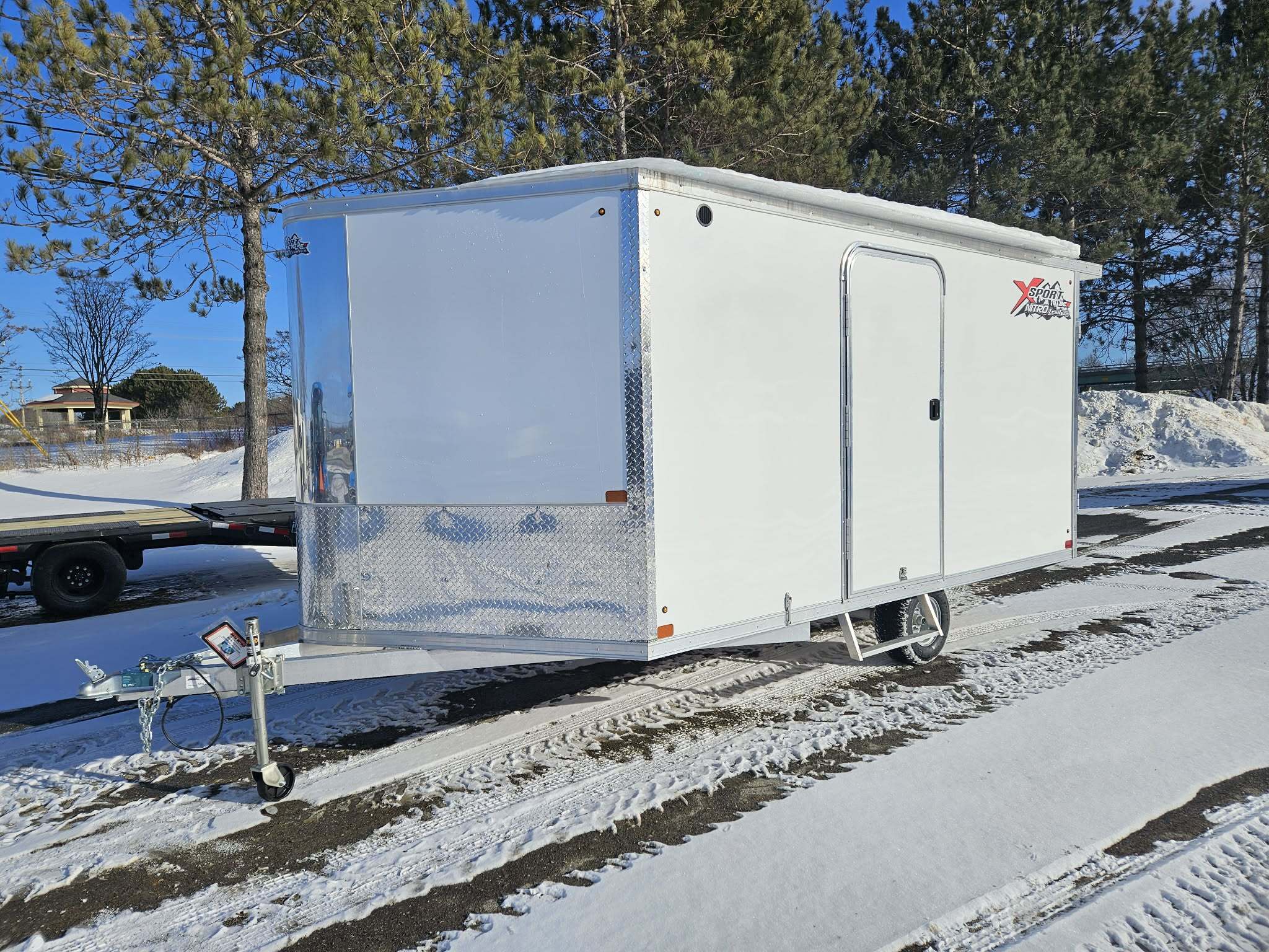 2026 Nitro 101 x12 X Sport Snowmobile Trailer w/ Ramp & 36" V Nose in Houlton, NE