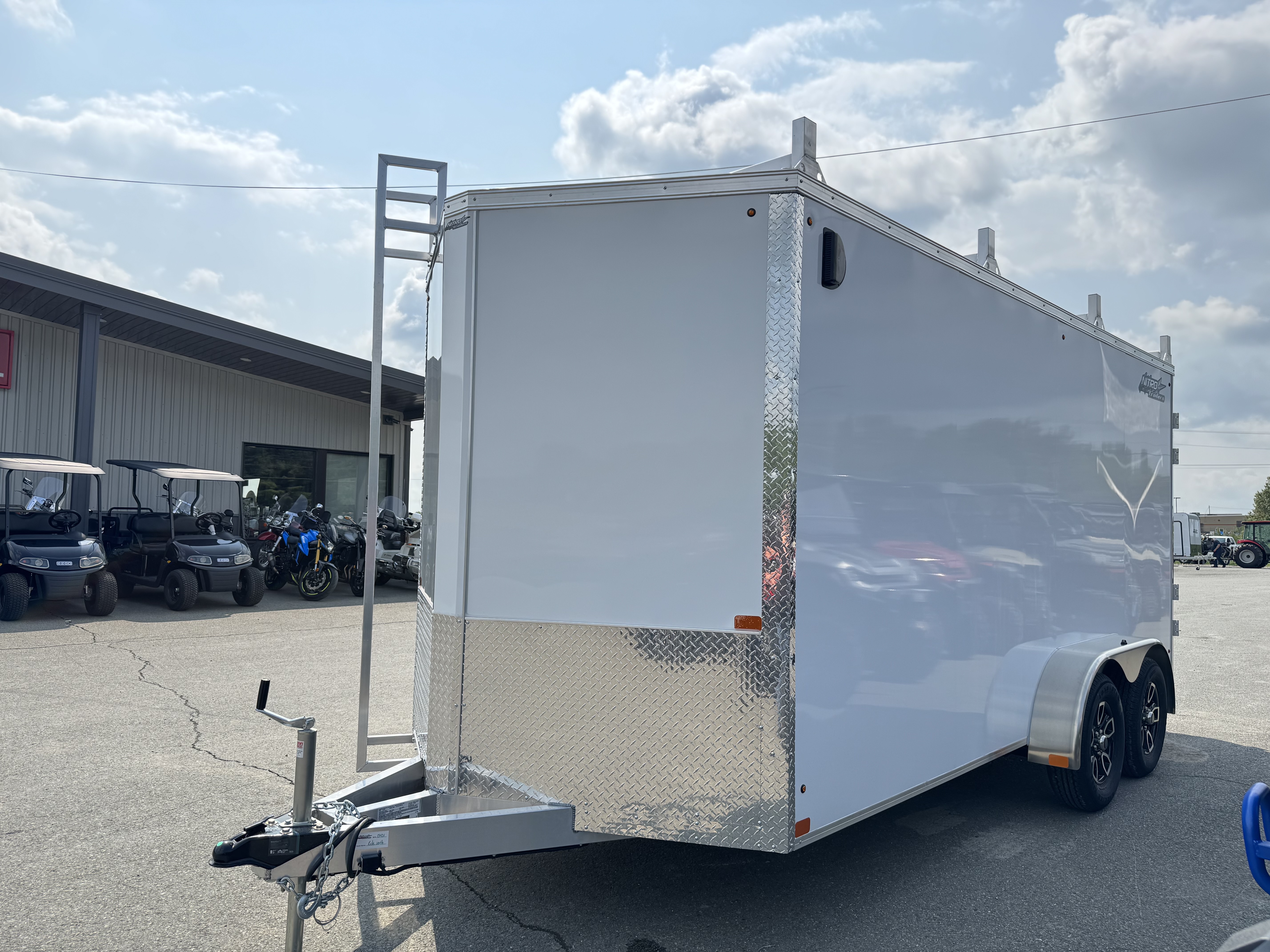 2025 Nitro 7X16 Sport Contractor Trailer w/Barn Doors, Ramps & Lad in Houlton, NE