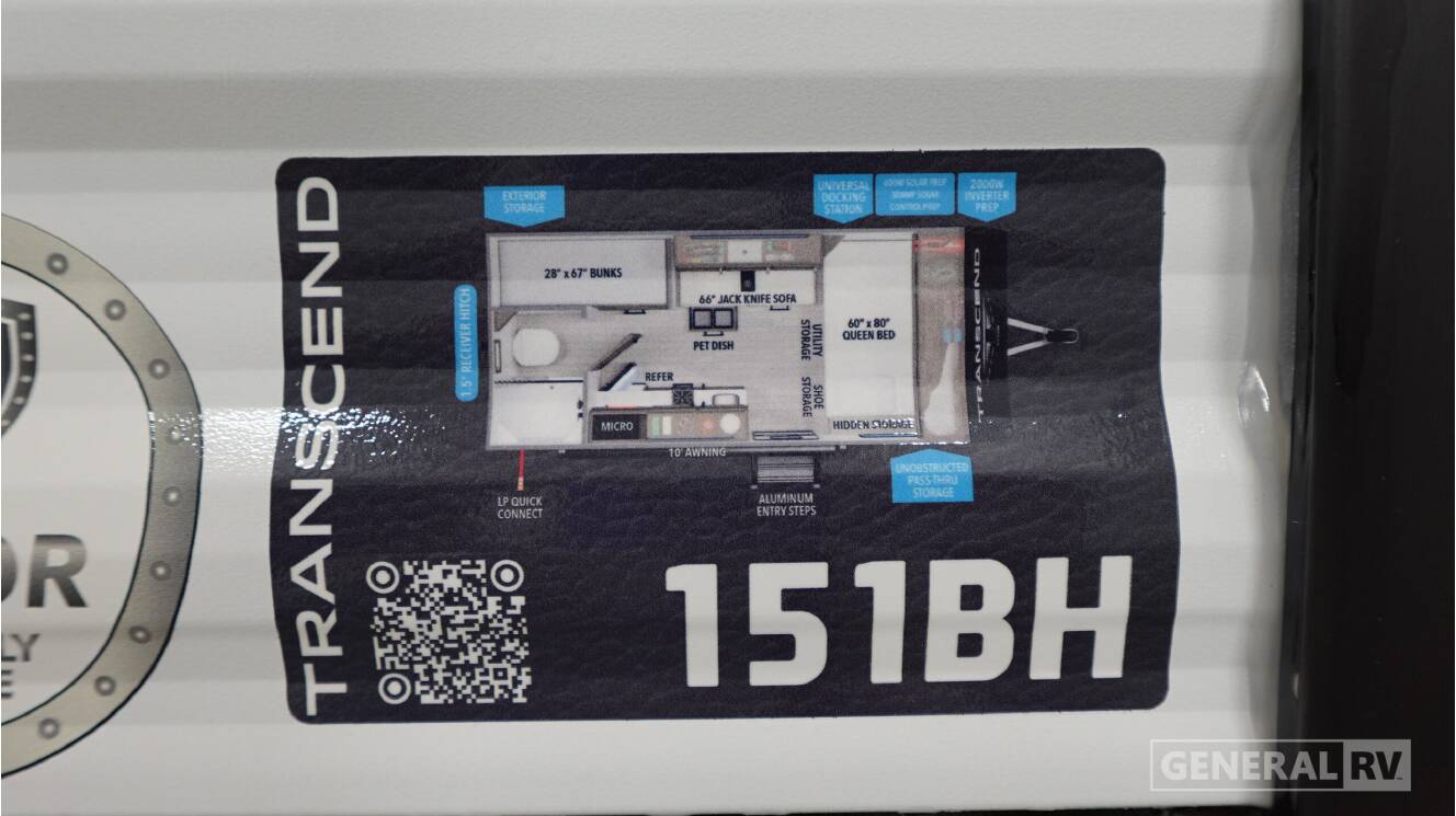 A photo of this 2027 Grand Design TRANSCEND-ONE 151BH