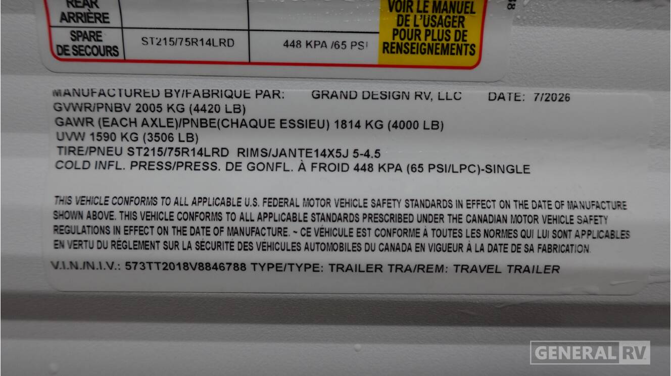 A photo of this 2027 Grand Design TRANSCEND-ONE 151BH