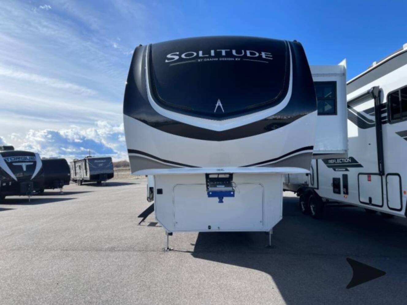 A photo of this 2026 Grand Design Solitude 414LJMJ