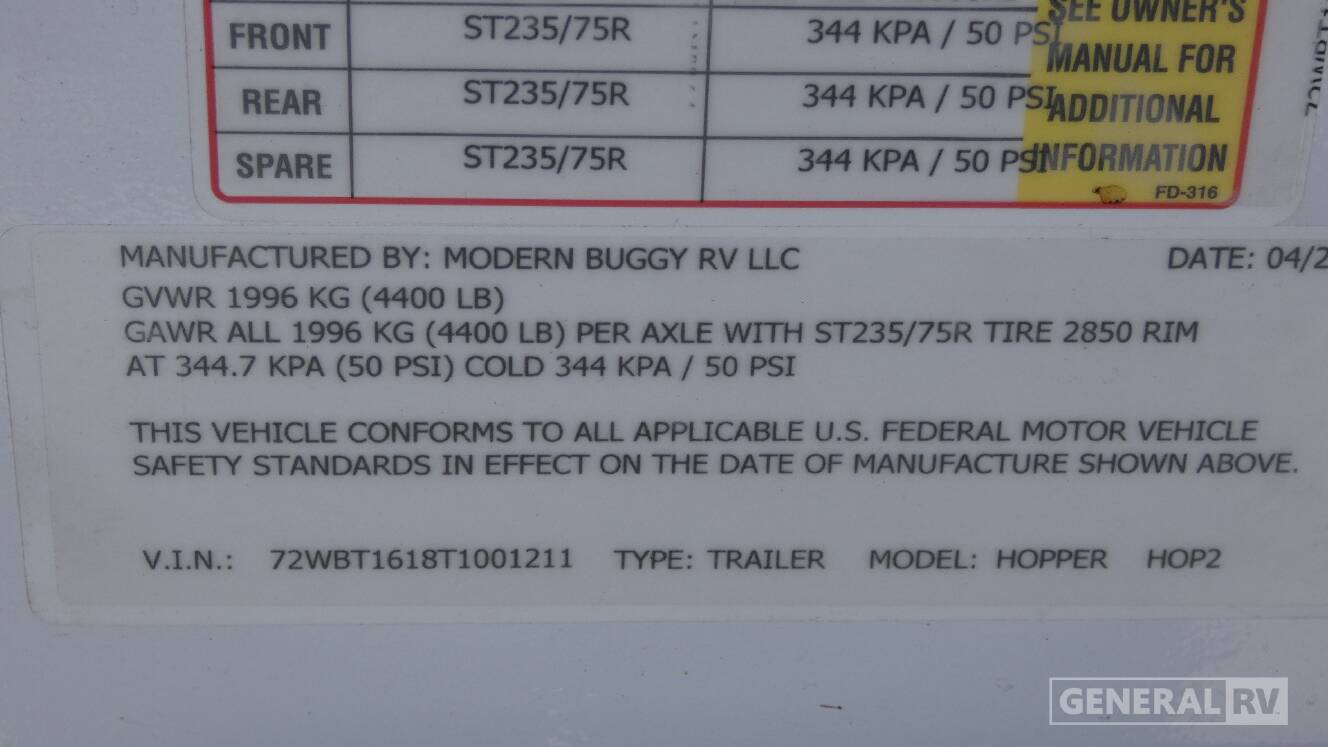 A photo of this 2026 Modern Buggy HOPPER HOP2