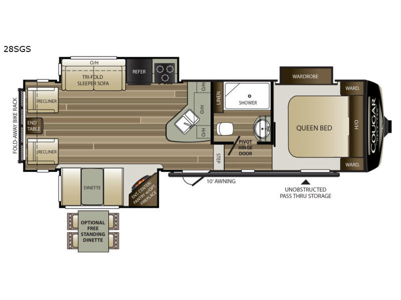 2019 Keystone Rv Cougar Half-Ton Series 28SGS in anna IL