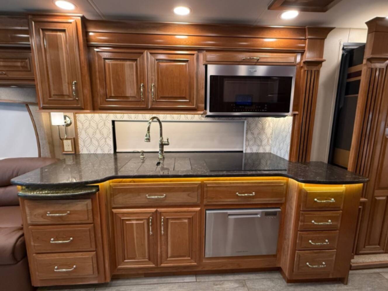 A photo of this 2021 Entegra Coach Cornerstone 45B