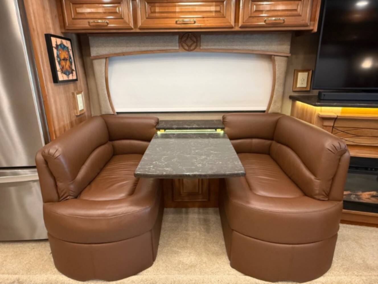 A photo of this 2021 Entegra Coach Cornerstone 45B