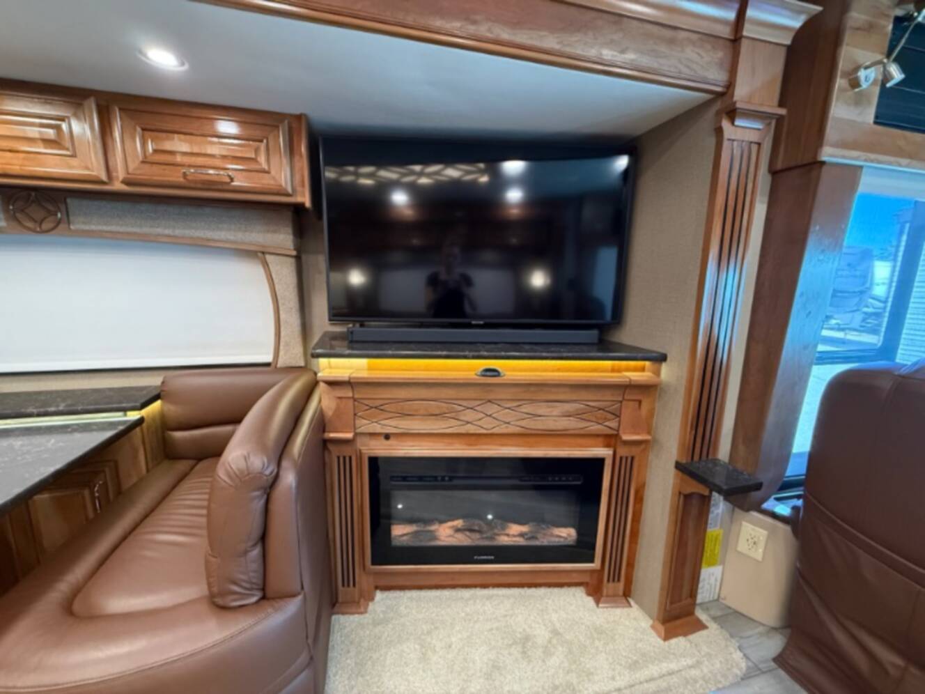A photo of this 2021 Entegra Coach Cornerstone 45B