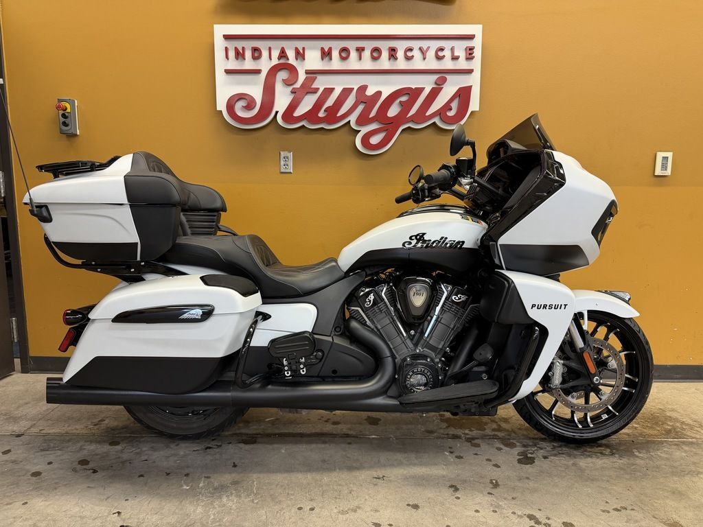 2024 Indian Motorcycle® Pursuit® Dark Horse® w/PowerBand Audio Pkg Icon Ghost DARK HORSE WITH POWERBAND AUDIO PACKAGE in Sturgis, SD