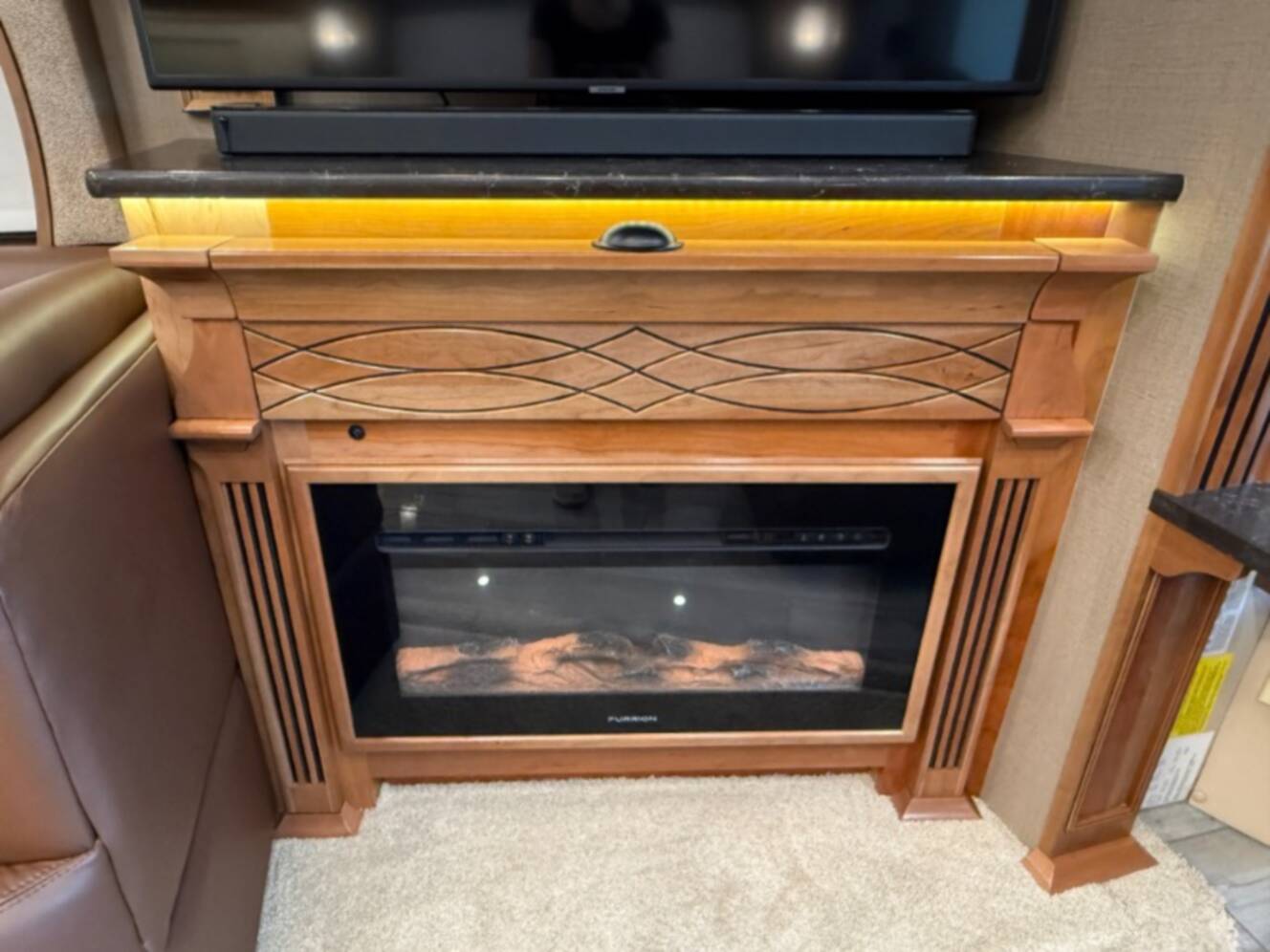 A photo of this 2021 Entegra Coach Cornerstone 45B