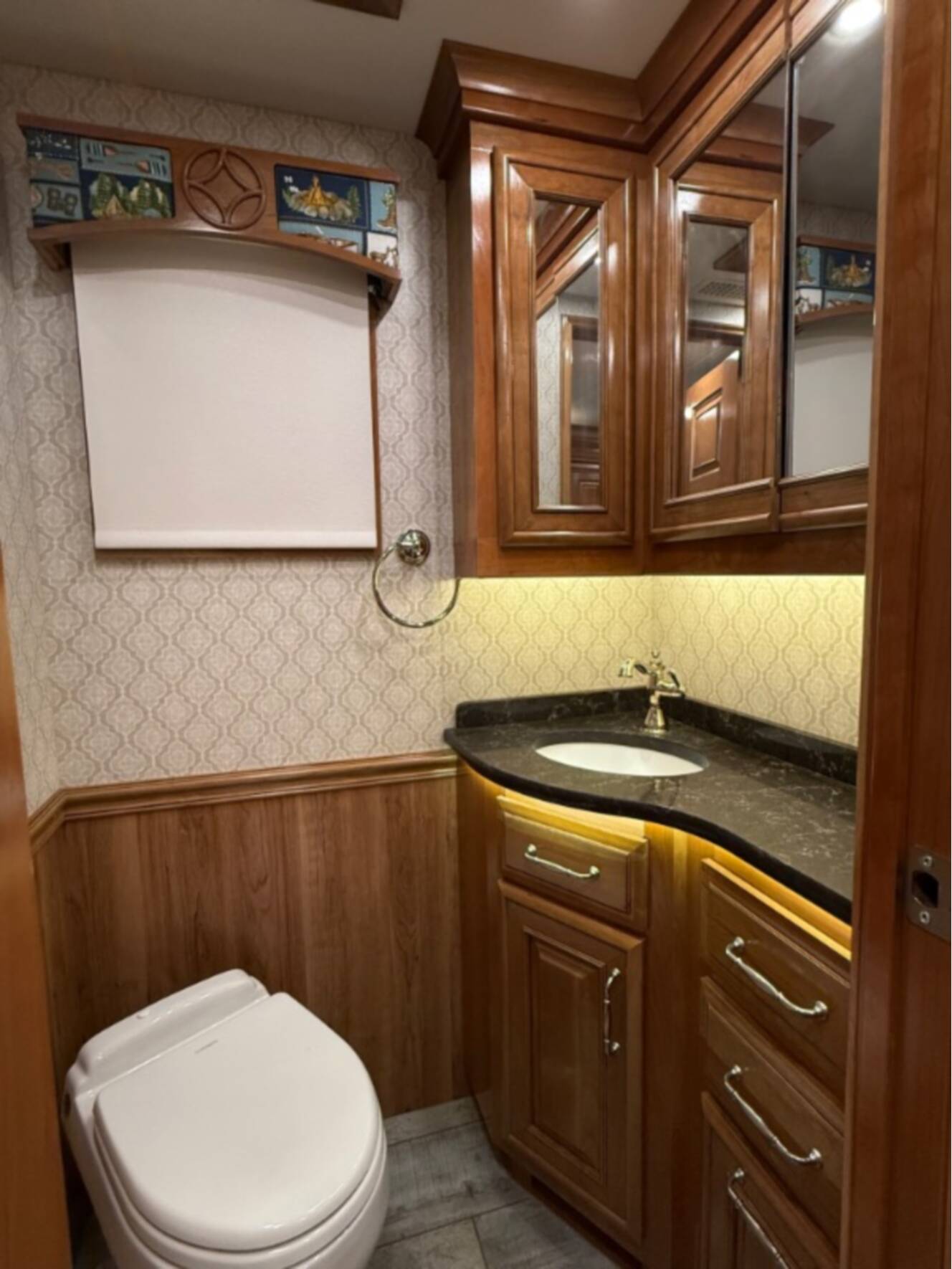 A photo of this 2021 Entegra Coach Cornerstone 45B