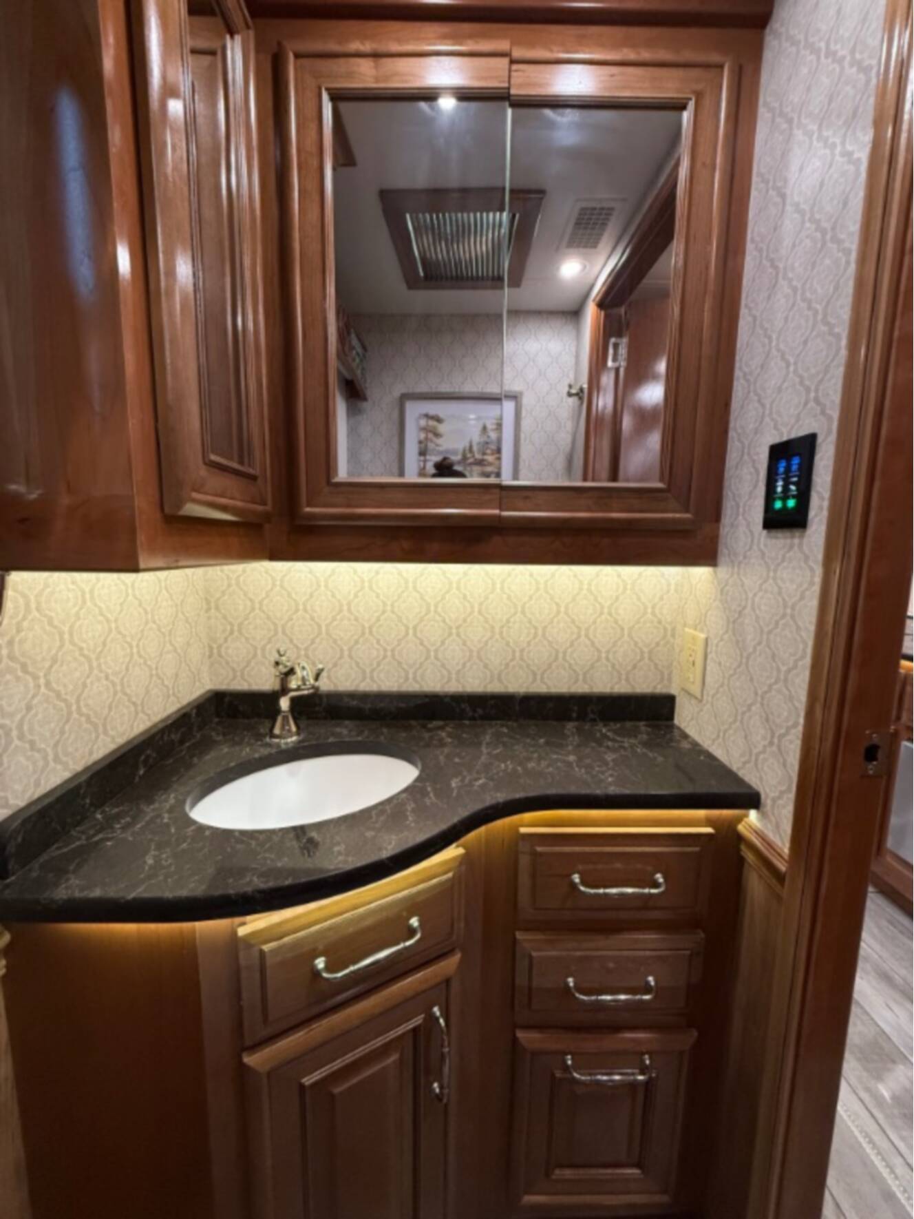 A photo of this 2021 Entegra Coach Cornerstone 45B