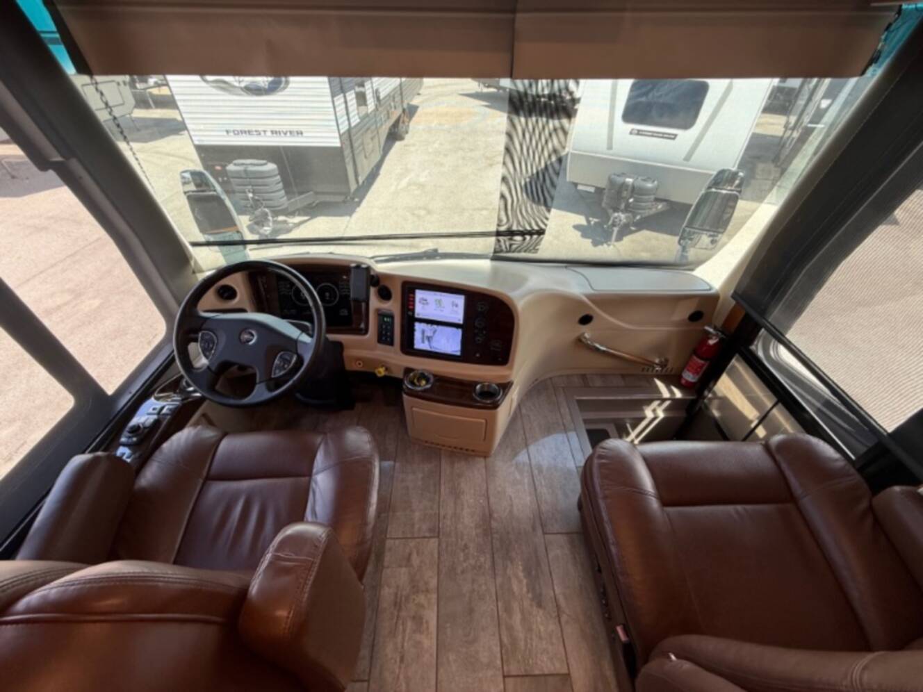 A photo of this 2021 Entegra Coach Cornerstone 45B