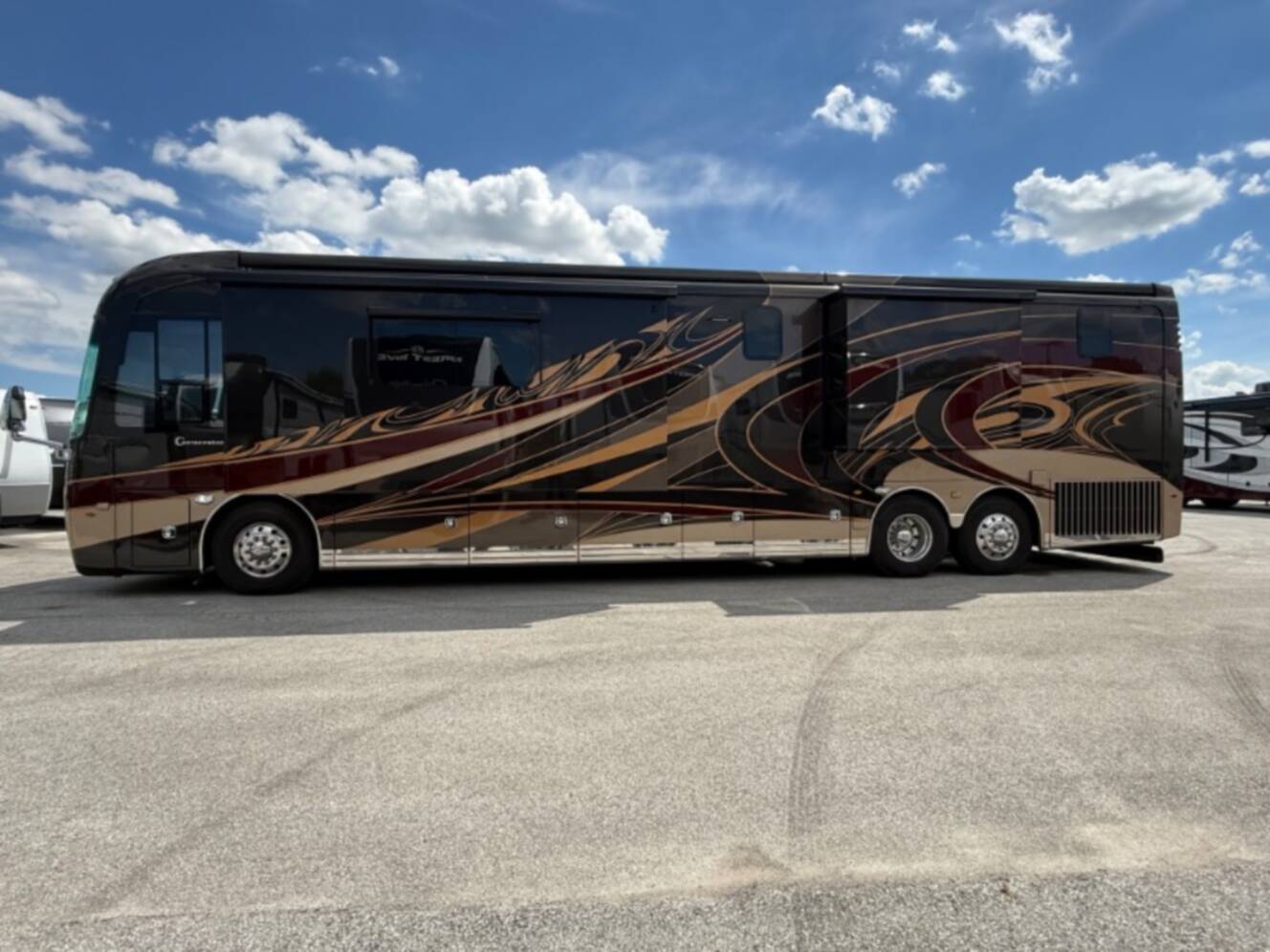A photo of this 2021 Entegra Coach Cornerstone 45B